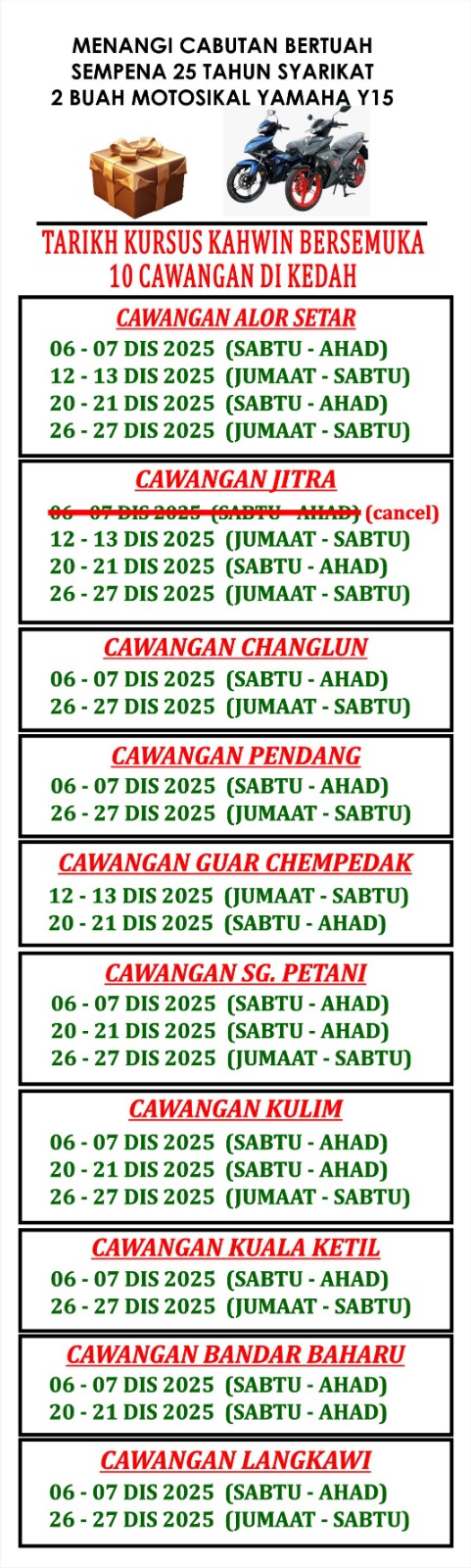 KEDAH DISEMBER 2025